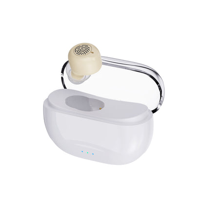 Single Unit Smart Hearing Aid for Seniors, Rechargeable Invisible Comfortable Long-Lasting Battery Life Specifically Designed for Elderly