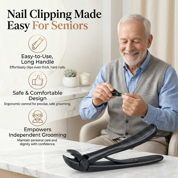 Celeviae® Nail Clipper for Seniors | Cuts Thick Nails With Less Effort