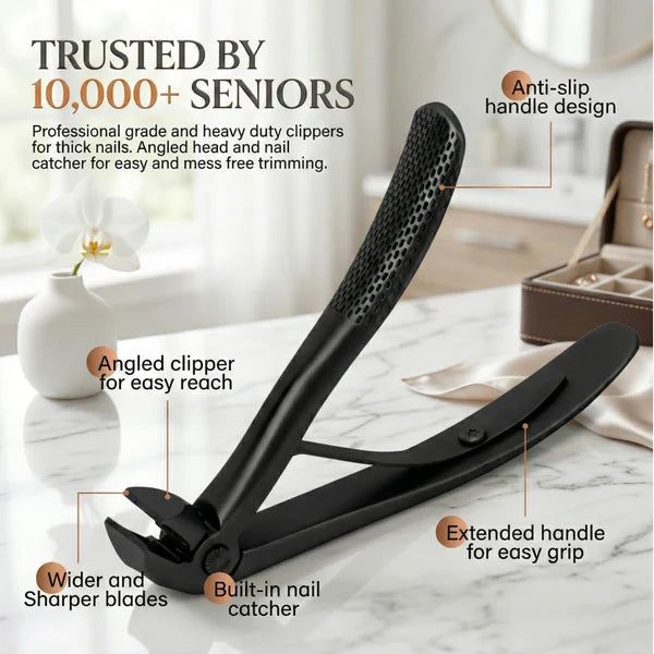 Celeviae® Nail Clipper for Seniors | Cuts Thick Nails With Less Effort
