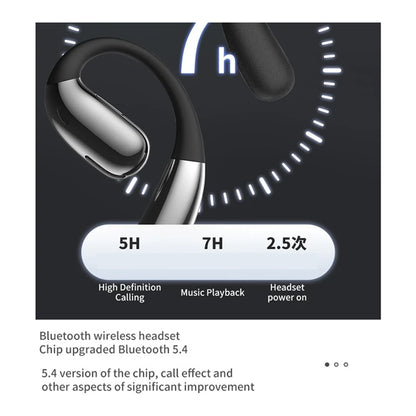 A38 Wireless Headphones Bluetooth 5.4 Hi-Fi Stereo Music Earphones Ear-Hook Sports Headsets For Running