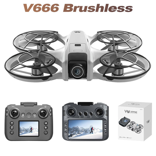 Motor Drone with Screen GPS Aerial Photography Foldable Remote Control Aircraft