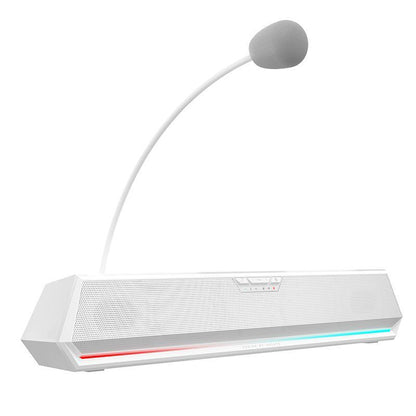 Walker G1500 BAR White Computer Speaker Desktop Home Gaming PS5 External Long Strip Speaker