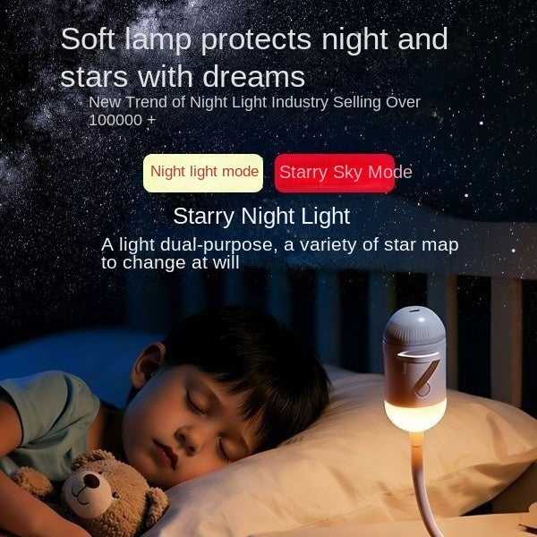 USB projection night light
