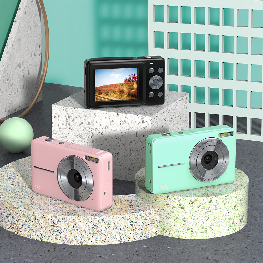 High-Definition Digital Camera Compact CCD Camera for Students Campus Gift Card Camera Fixed Focus Model