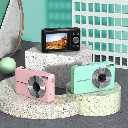 High-Definition Digital Camera Compact CCD Camera for Students Campus Gift Card Camera Fixed Focus Model