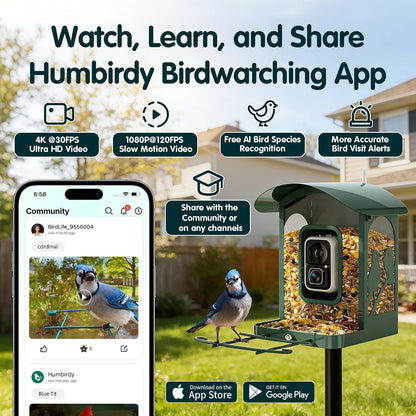 SH66 Bird Feeder with Camera